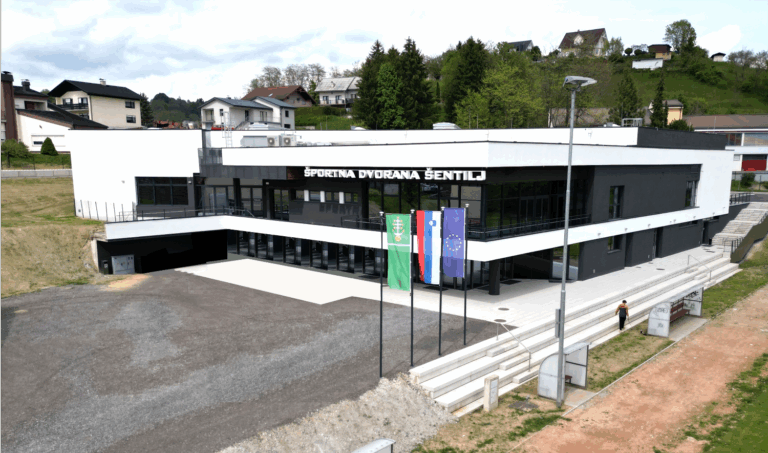 The new Sports hall of Šentilj in Slovenia
